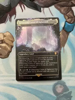 1x MTG Glittering Caves of Aglarond FOIL Gemstone Caverns Lord of the Rings - Image 1