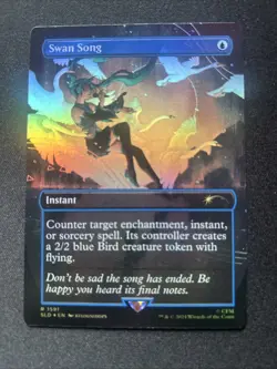 Swan Song (1591) (Rainbow Foil) Secret Lair Drop Foil - Image 1
