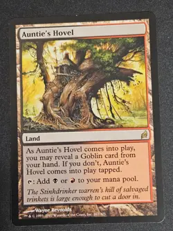 1x MTG Auntie's Hovel-Lorwyn Rare Land Magic the Gathering LP - Image 1
