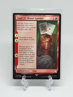 Magic The Gathering Vault 21: House Gambit Fallout (PIP) R0069 Enchantment-Saga - Image 1