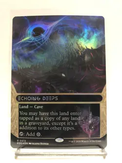 Echoing Deeps (Foil) [Borderless] Edge of Eternities: Stellar Sights 0013 R MTG - Image 1