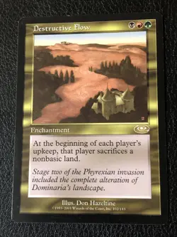 Destructive Flow X1 Planeshift Ex Cond See Pics Front/back - Image 1