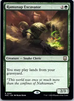 Ramunap Excavator 241 Rare Commander: Modern Horizons 3 Magic: The Gathering NM - Image 1