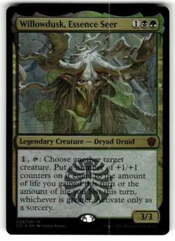 Willowdusk, Essence Seer 006/081 Mythic Foil Commander 2021 MTG Near Mint - Image 1