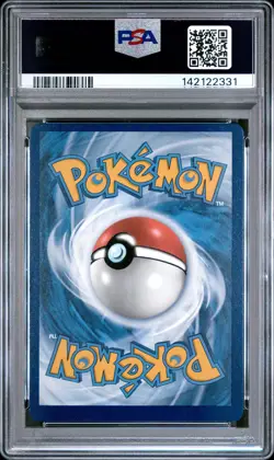 2022 POKEMON SWORD & SHIELD SILVER TEMPEST #214 FULL ART/LEAFY CAMO PONCHO PSA 6 - Image 2