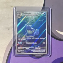Pokemon Wartortle Illustration Rare Holo 171/165 Scarlet & Violet 151 HP100 Eng… - Image 1