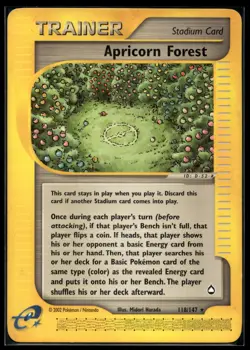Pokemon Aquapolis 118/147 Apricorn Forest LP - Image 1