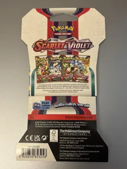 Pokemon TCG Scarlet & Violet Base Sleeved Booster Pack Random Art - Image 2