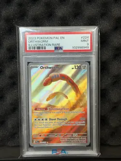Pokemon TCG Orthworm 224/193 Sv02: Paldea Evolved Illustration Rare Holo PSA 9 - Image 1