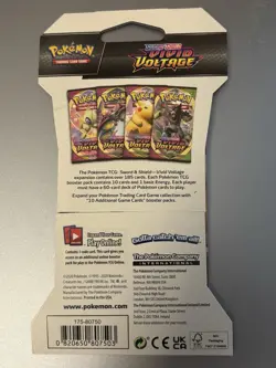 Pokemon TCG Vivid Voltage Sleeved Booster Pack Random Art - Image 2