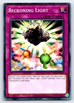 Beckoning Light Super Rare Spirit Warriors SPWA-EN057 LP - Image 1