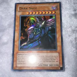 Yu-Gi-Oh! Dark Sage DB1-EN096 Holo Effect Dark Beginning 1 Spellcaster Konami - Image 3