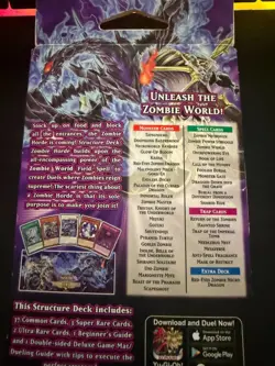 Yugioh TCG Zombie Horde Structure Deck 1st Edition Factory Sealed - Image 2