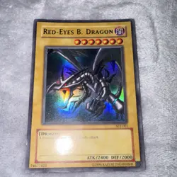 Yu-Gi-Oh! Red-Eyes B. Dragon SDJ-001 Ultra Rare - HEAVY HOLO BLEED ERROR - Image 1