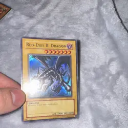 Yu-Gi-Oh! Red-Eyes B. Dragon SDJ-001 Ultra Rare - HEAVY HOLO BLEED ERROR - Image 2