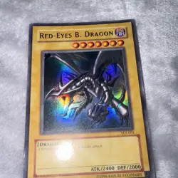 Yu-Gi-Oh! Red-Eyes B. Dragon SDJ-001 Ultra Rare - HEAVY HOLO BLEED ERROR - Image 4