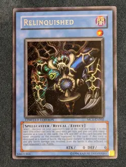 Relinquished. MC1-EN003. Secret Rare. Limited Edition. Yu-Gi-Oh! - Image 1