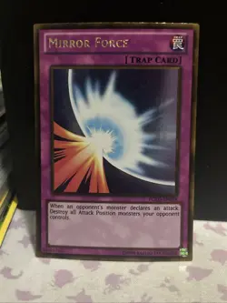 Yu-Gi-Oh PGLD-EN059 Mirror Force Gold Rare English Mp - Image 1
