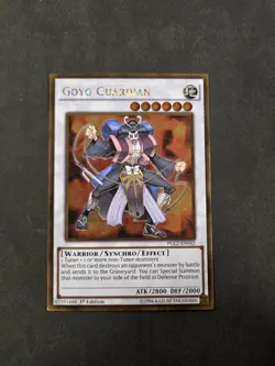 Yu-Gi-Oh! Goyo Guardian PGL2-EN042 Premium Gold 1st Holo Synchro 2800/2000 - Image 1