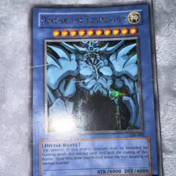 Obelisk the Tormentor GBI-002 Secret Rare Unlimited Yu-Gi-Oh Duel Monsters Holo - Image 3