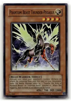 Phantom Beast Thunder-Pegasus GX02-EN003 Super Rare GX Tag Force Promo LP - Image 1