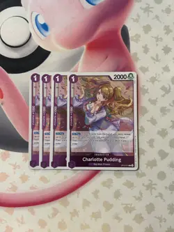 OP12-071 Charlotte Pudding (R) Legacy of the Master One Piece CCG x4 Playset - Image 1