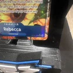 One Piece Dressrosa Rebecca OP15-053 Rare Holo Blocker Character Card - Image 3