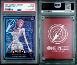 2025 One Piece EB02 25th Anniversary EN OP06-042 Vinsmoke Reiju PSA 10 SPR GOLD - Image 3
