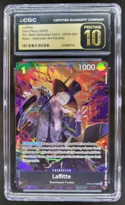 2025 ONE PIECE LAFFITTE RARE ALT ART OP09-095 CGC 10 PRISTINE PT - Image 1