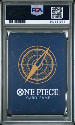 ONE PIECE TASHIGI 2025 OP12-LEGACY OF THE MASTER SPECIAL ALT ART #050 PSA 10 - Image 2