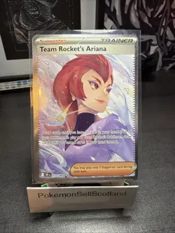 Pokemon TCG Team Rockets Ariana 237/182 SIR Destined Rivals NM Condition ENGLISH - Image 1