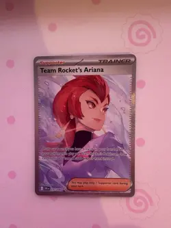 Pokemon Team Rockets Ariana Sir Destined Rivals Card 237/182 Mint Condition - Image 1