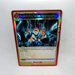 Thunder Breathing First Form: Thunderclap and Flash 097 Demon Slayer Union Arena - Image 1