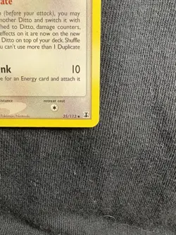 Pokemon Ditto 35/113 EX Delta Species Regular Uncommon 2005 Card - Image 5