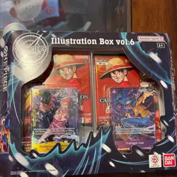 1 One Piece Card Game Illustration Box Vol.6 Brand New - Sealed Box - IN HAND - Image 4