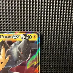 Pokemon Pikachu & Zekrom GX TAG TEAM Ultra Rare Sun & Moon 33/181 240 HP Card - Image 4