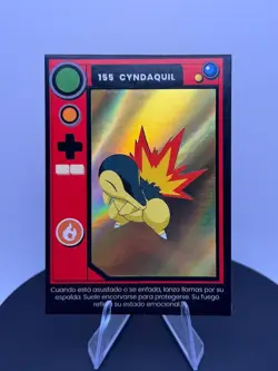 2025 Pokemon Kanto Full House Gold Holo Foil Cyndaquil #155 Card - Image 1