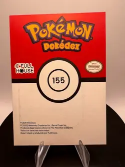 2025 Pokemon Kanto Full House Gold Holo Foil Cyndaquil #155 Card - Image 2