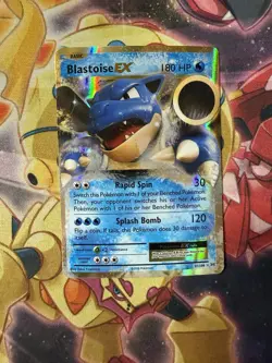 Pokemon Card - Blastoise EX XY Evolutions 21/108 Ultra Rare Holo Foil Card - Image 1