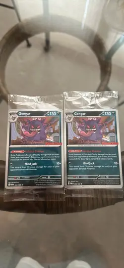 Pokemon Gengar GameStop Promo Stamped Card English SEALED X2 - Image 1