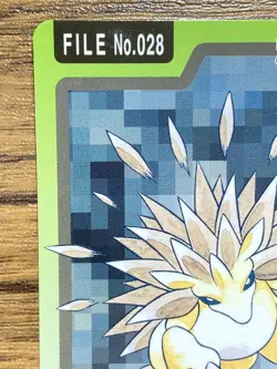 Pokemon Carddass Card Sandslash File No.28 Bandai Pocket Monsters 1997 - Image 3