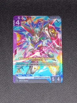 Force Impulse Gundam- NM ST9 Destiny Ignition Gundam Card Game - Image 1