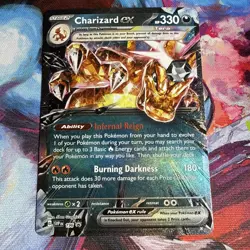 Charizard ex 196 SVP SV: Scarlet & Violet Promo Cards NM Pokemon TCG - Image 1