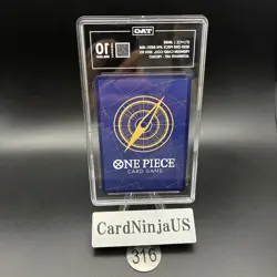 TAG GEM MINT 10 Jimbei Parallel ST01-005 C 25th Edition ONE PIECE Card Game 316 - Image 2