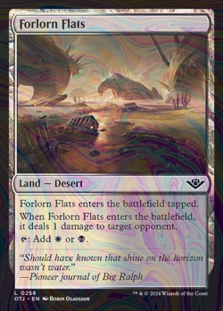 Foil Forlorn Flats - otj - 258 | MTG Card - Image 1