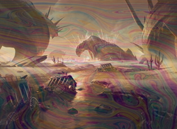 Foil Forlorn Flats - otj - 258 | MTG Card - Image 2