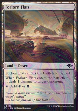 Foil Forlorn Flats - otj - 258 | MTG Card - Image 3