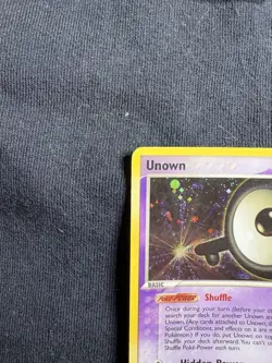Pokemon Unown Q/28 Unseen Forces Holo Rare Basic 2005 Card - Image 3