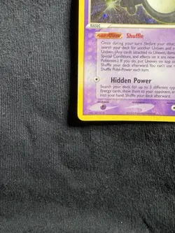 Pokemon Unown Q/28 Unseen Forces Holo Rare Basic 2005 Card - Image 4