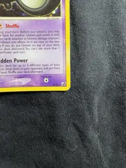 Pokemon Unown Q/28 Unseen Forces Holo Rare Basic 2005 Card - Image 5